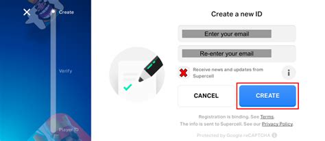 Save your account with Supercell ID .